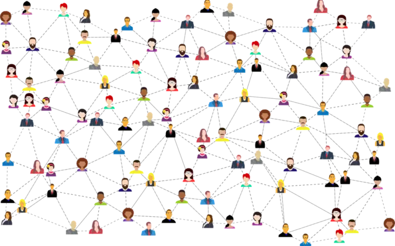 People icons all linked up