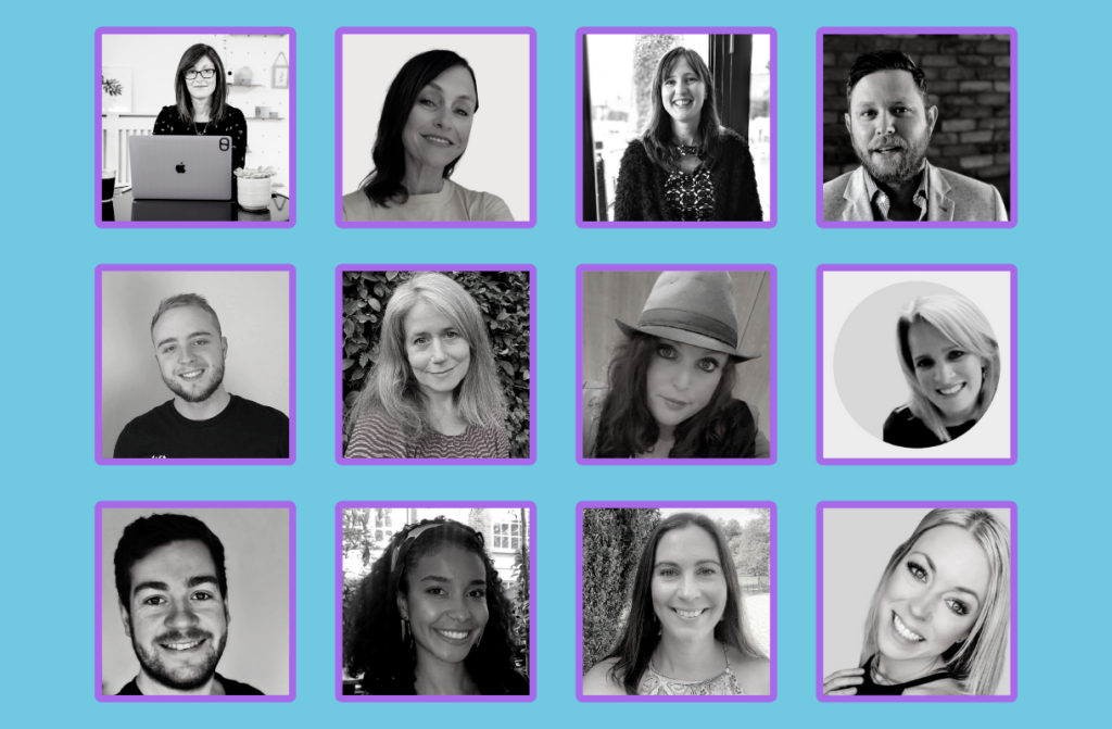 Our Marketing Agency Team - a series of profile pictures of some of our team members